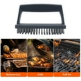 thumbnail image 4 of Cepillo para Limpieza de Parrilla de Barbacoa | Herramienta Multifuncional Plana para BBQ con Cabezal Abrasivo | Mango de Plástico | Efectivo para Parrillas, Hornos y Rejillas | Uso Exterior | 1, 4 of 6