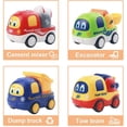 thumbnail image 4 of De Juguetes Para Vehículos Con Música, Juguetes Push And Go Para Bebés, Niños, Camiones, Vehículos De Construcción, Juguetes De Inercia, Juguetes De Coche Alimentados Por Fricción 4 Uds. Methold FN005911-00, 4 of 6