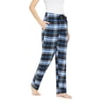 thumbnail image 4 of Women Flannel Plaid Pajama Pants Lounge Sleepwear - 2 Pack, 4 of 7