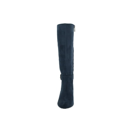 Blue Womens Snowboard Boots - bella vita women's toni ii plus navy super suede tall wide calf boot