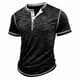 thumbnail image 5 of pstuiky camisetas camisas para hombre, Camisa de manga corta con cuello redondo y botones de color liso para hombre camisas casuales para hombre l, 5 of 7