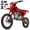 Red, variant on FRP FX140 140cc Gas Dirt Bike for 16+, 4-Stroke Pit Bike Up to 65mph, Yinxiang Oil-Cooled Gas Power, Electric/Kick Start, Adjustable Rear Suspension, Red