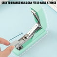 thumbnail image 4 of DPTALR Agrafeuse Couleur Macaron Maison Portable Mini Machine de Reliure Étudiant Bureau Réglable Couture Moyenne Agrafeuse Sans Effort, 4 of 6
