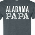thumbnail image 4 of Inktastic Alabama Papa Distressed White Text T-Shirt, 4 of 5
