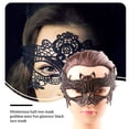 thumbnail image 3 of Qarigey Fundas de gargantilla de vampiro, pieza facial bordada con diseño ahuecado negro para Cosplay, costumbres exóticas para fiesta M018 Ropa, zapatos y accesorios Miscelánea M018, 3 of 6