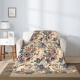 thumbnail image 2 of Sikiie Floral With Birds Cozy Flannel Fleece Throw Blanket: Lightweight & Thick for All Seasons - Perfect for Women, Men, & Kids"50"x40", 2 of 6