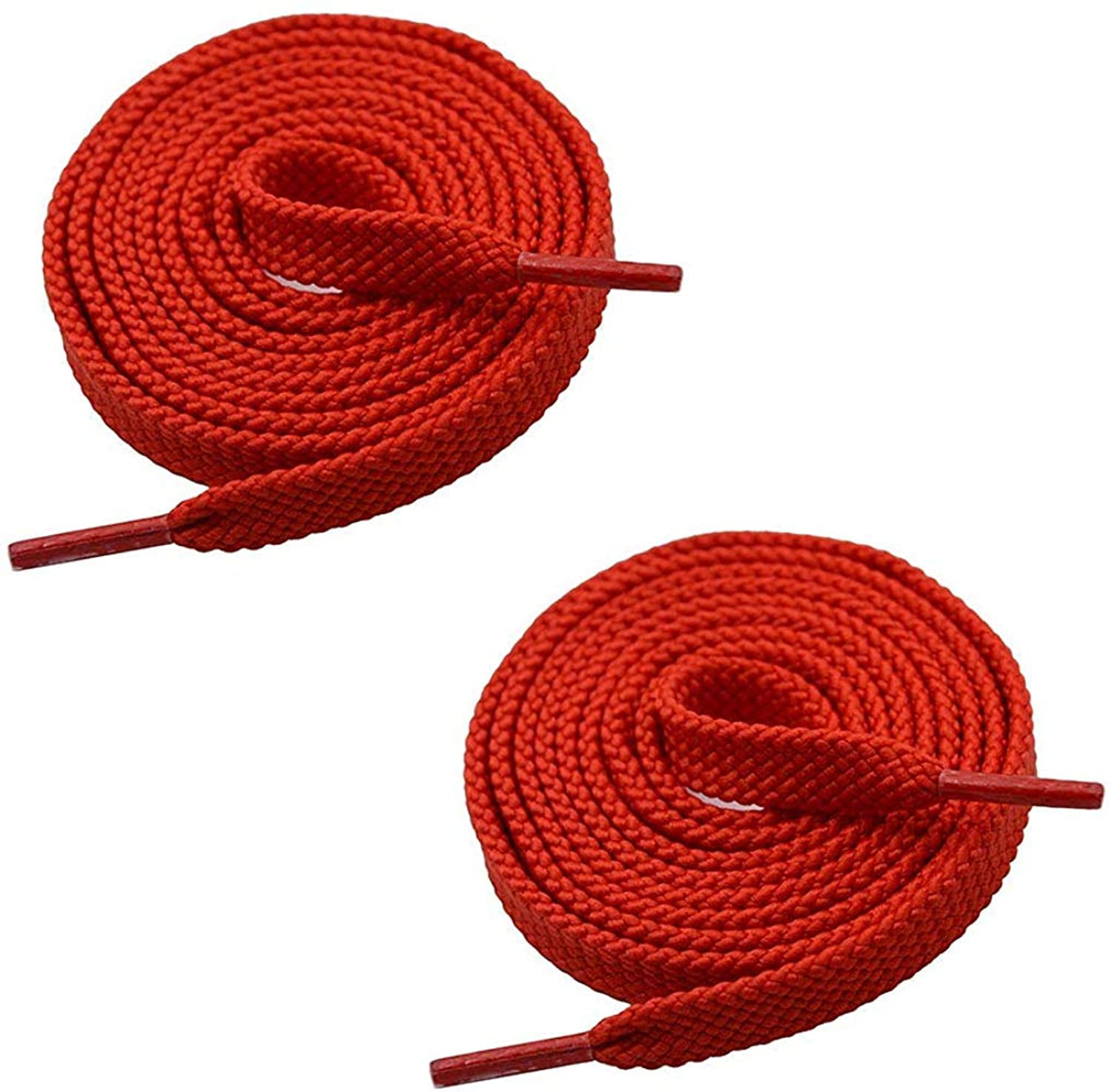 2 Pairs Round Athletic Sport Sneaker "Red" 27,36,45,54" String Shoelace 