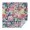 Pioneer Flower Floral-3, variant on Pioneer Flower Floral Print Pattern Square Tablecloth,Waterproof Square Table Cover,Wipeable Spillproof Washable Table Cover for Home Kitchen Party Decor 42"X42"(107x107cm)