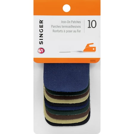 UPC: 0075691000912 | Singer Multi-Color Iron-On Patches (10 Pack)