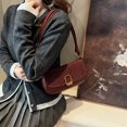 thumbnail image 4 of Bolso Hombro Cruzado para Mujeres Colgando Pu Del Bolsillo Cierre Interno El, 4 of 9