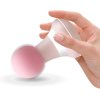 BYXAS 2025 Upgrade 2.0in*4.5in - Mini Electric Handheld Massager Wand, Powerful 6 Speed Vibration Modes,Cordless Handheld and Portable,Suitable for Shoulder,Neck and Back Massage-Pink