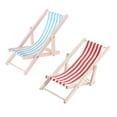 thumbnail image 1 of SHOWERORO 1 Set Foldable Beach Table Mini Furniture Models Bamboo for Indoor Play Sky Blue, 1 of 8