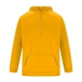 thumbnail image 6 of Puntoco Mens Hoodie Sweatshirts Casual Drawstring Hoodies Fashion Hooded Collar Athletic Pullover with Pocket Yellow 10(XL), 6 of 6
