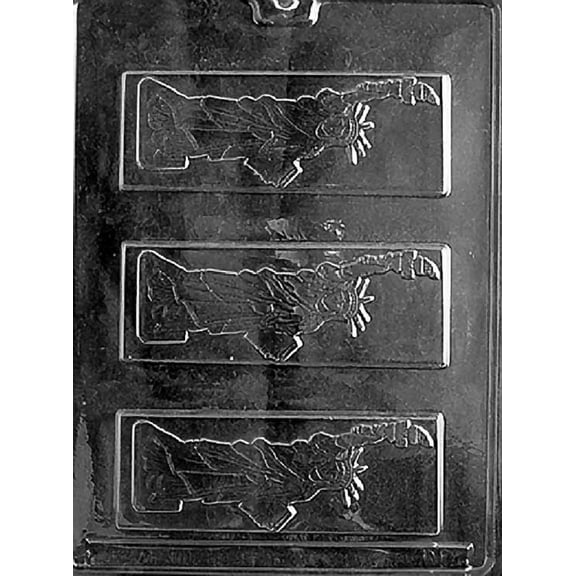 Grandmama's Goodies P015 Statue of Liberty Bar Chocolate Candy Soap Mold with Exclusive Molding Instructions