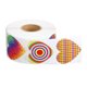 thumbnail image 1 of HOMEMAXS 1 rollo de pegatinas de sellado en forma de corazón, pegatinas decorativas para el hogar, decoración del hogar Homemaxs 13451958, 1 of 6