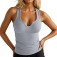 thumbnail image 2 of Kureaily Women's Round Neck Slim Top With Bottom Sweater Knit Vest Scoop Neck Tank Top, 2 of 6