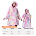 thumbnail image 4 of Sudadera con capucha para niños Giggling Getup, forro polar sherpa de gran tamaño, 4 of 7
