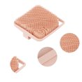 thumbnail image 3 of Unique Bargains 1 Pc Bath Brush Back Scrubber for Bathroom for Shower 5.39"x5.24"x1.57" Pink, 3 of 6