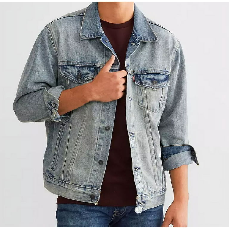 Levi's SHARPE SUPER DX Men's Relaxed-Fit Trucker Jacket, US Levi's SHARPE SUPER DX Men's Relaxed-Fit Trucker Jacket, US