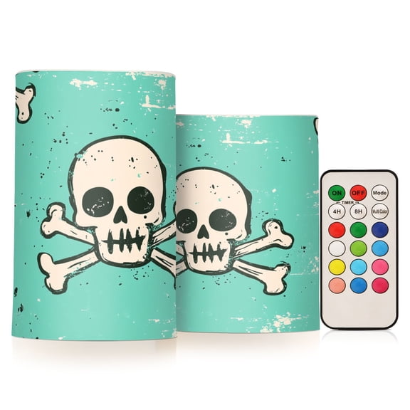 BZSMCE Flameless Candles LED Lights Cute Cool Pattern Creativity Battery Candles