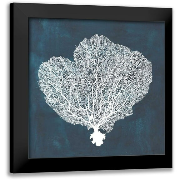 Popp, Grace 12x12 Black Modern Framed Museum Art Print Titled - Inverse Sea Fan I
