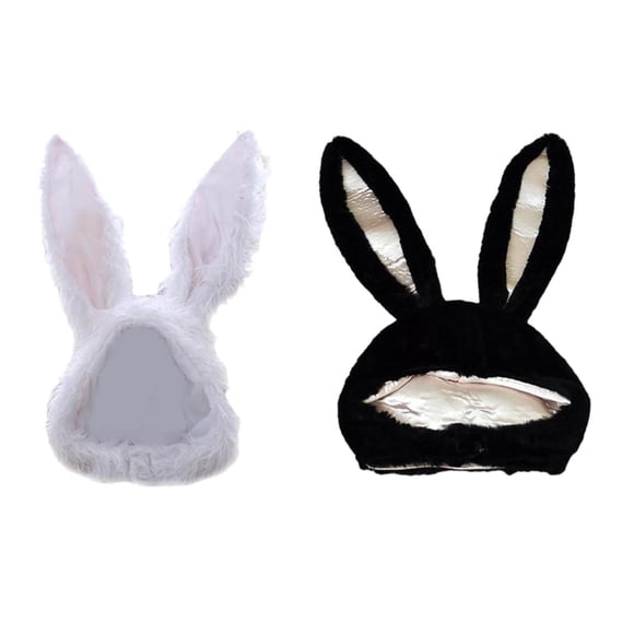 Hat Women Girls, Hat Plush Rabbit Cap Head Warmer,Girls Women Costume Cosplay Rabbit Hat ,Photo Props Hair Accessories,Beanie Funny Animal Hat Xmas Party Headdress,Photographic Selfie StyleF Zulema Sombrero Mujer Niña