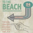 thumbnail image 2 of LightBoxJournal 15x15 White Modern Wood Framed Museum Art Print Titled - Sea Side BoHo_Sign 4, 2 of 4