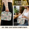 thumbnail image 6 of HELLHERO Large Quilted Bible Cover Case with Patchwork Floral, Lightweight Stretch Polyester Bag for Women Daily Bible Study, 6 of 9