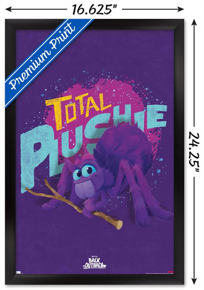 Netflix Back to the Outback - Total Plushie Wall Poster, 14.725" x 22.375", Framed