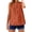 Orange, variant on Duoif Womens Tank Tops Button down Linen Tank, Lightweight Summer Blouse Going Out Tops for Women Beige L
