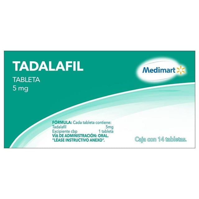 Tadalafil Medimart 5 mg 14 tabletas