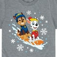 thumbnail image 3 of Paw Patrol - Chase Marshall Sledding - Toddler And Youth Short Sleeve Graphic T-Shirt, 3 of 6