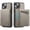 Gray, variant on ELEHOLD Case for iPhone 13, Magnetic Wallet RFID Blocking Case,Leather Flip Cover with Card Holder,Black