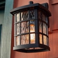 thumbnail image 3 of Stonington 1-Light Mystic Black Outdoor Wall Lantern, 3 of 6