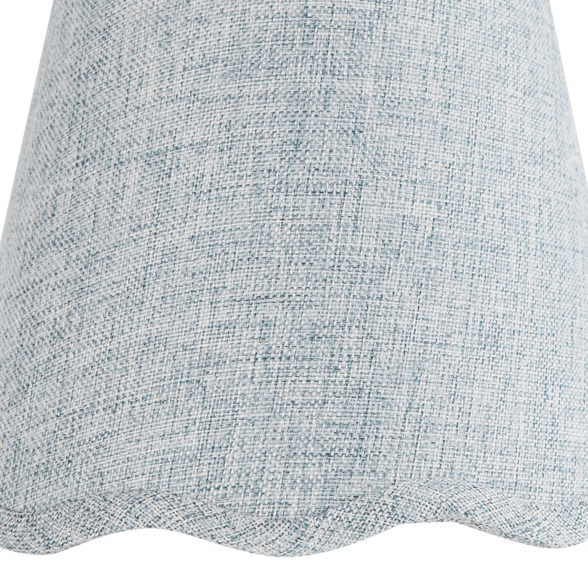 Springcrest Mylie Gray Scallop Empire Lamp Shade 4x6x5.5 (Clip-On)