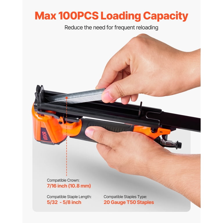 Compressor Staple Gun Nail Gun Cordless With Battery Staples For Staple ...