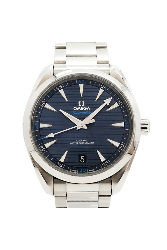 Pre-Owned Omega Seamaster Aqua Terra 220.10.41.21.03.001 Blue Dial Men's Watch
