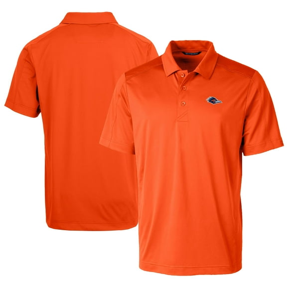 Men's Cutter & Buck  Orange UTSA Roadrunners Big & Tall Prospect Textured Stretch DryTec Polo