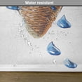 thumbnail image 6 of Ambesonne Ice Cream Place Mats Set of 4, Globe Planet Earth Flavor, Standard Size, Pale Caramel Violet Blue, 6 of 6
