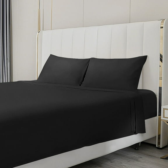 Egyptian Comfort 4pcs Bed Sheet Set Deep Pocket 1800 Count Wrinkle Free Bedding