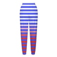 thumbnail image 4 of Virmaxy Women's 2024 Casual Striped Jogger Pants Drawstring Elastic Cuffs Sweatpants with Pockets Fashion Cozy Lounge Pants Dark Blue-1 M, 4 of 5