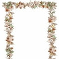 thumbnail image 2 of 2PC 68" Fall Maple Garland,Artificial Autumn Vine for Thanksgiving, Wedding & Fireplace Decor,Orangex2, 2 of 5