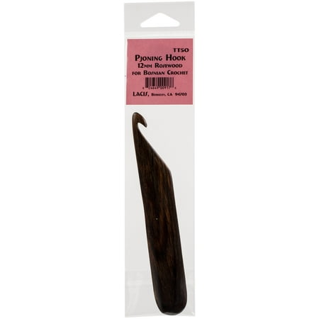 UPC: 0824649009176 | Lacis Bosnian Rosewood Crochet Hook-12mm