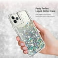 thumbnail image 5 of Noir Case for Apple iPhone 11 Pro Max, Hard Clear Glitter Liquid Waterfall Case Cover - Clear, 5 of 7