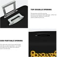 thumbnail image 6 of Sunflower Initial Name I Black Luggage Cover Elastic Washable Stretch Suitcase Protector Anti-Scratch Travel Suitcase Cover for Kid and Adult S (Fit 18-21 inch suitcase), 6 of 6