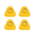 thumbnail image 2 of LJNYFDC D Ring D Buckle Set 4Pcs Easy to Install PVC Surfboard Dinghy Boat Triangle Patch Buckle Ring for Water Activity D Ring Pad, 2 of 7