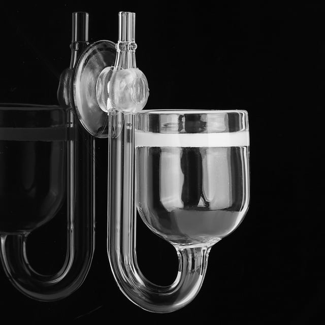 Zerodis Difusor de refinador de CO2 con Vidrio Transparente con Alto Contenido de dióxido de Carbono, Equipo de CO2 con Tubo Recto Refinador de Vidrio para Acuario Agua Hierba Acuario Khall 2.11519E+12