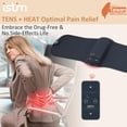 thumbnail image 5 of Estimulador muscular inalámbrico iStim X1 con unidad TENS de calor para aliviar el dolor de espalda. Masajeador recargable con control remoto, intensidad de 15 y almohadillas de gel japonesas., 5 of 5