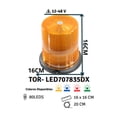 thumbnail image 5 of Torreta 60 Led Ambar 12v A 48v 12x16cm, 5 of 5