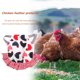 thumbnail image 4 of Protector elástico de plumas para mascotas, patrón de gallo, ala trasera de gallina, delantal para silla de montar, vestido Hugtrwg Para estrenar, 4 of 8